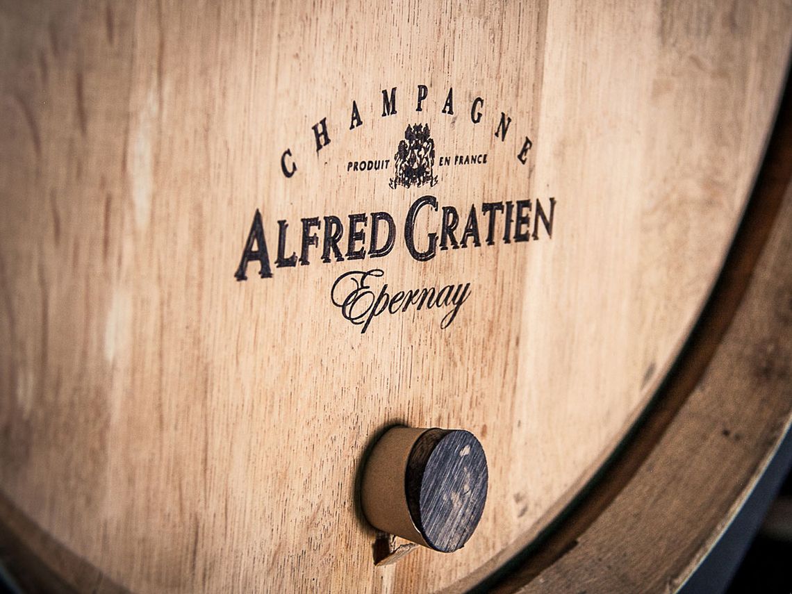 Champagne Alfred Gratien: Holzfass