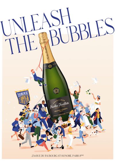 Champagne Nicolas Feuillatte Unleash the Bubbles. Foto: Champagne Nicolas Feuillatte