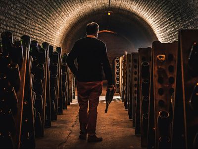 Champagne Gosset. Copyright: imagesinairproductions