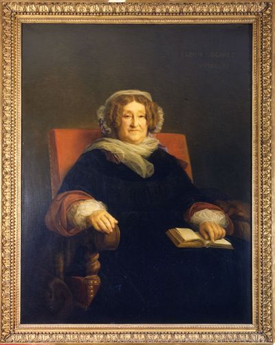 Champagne Veuve Clicquot: Portrait von Madame Clicquot von Leon Cogniet. Foto: Champagne Veuve Clicquot