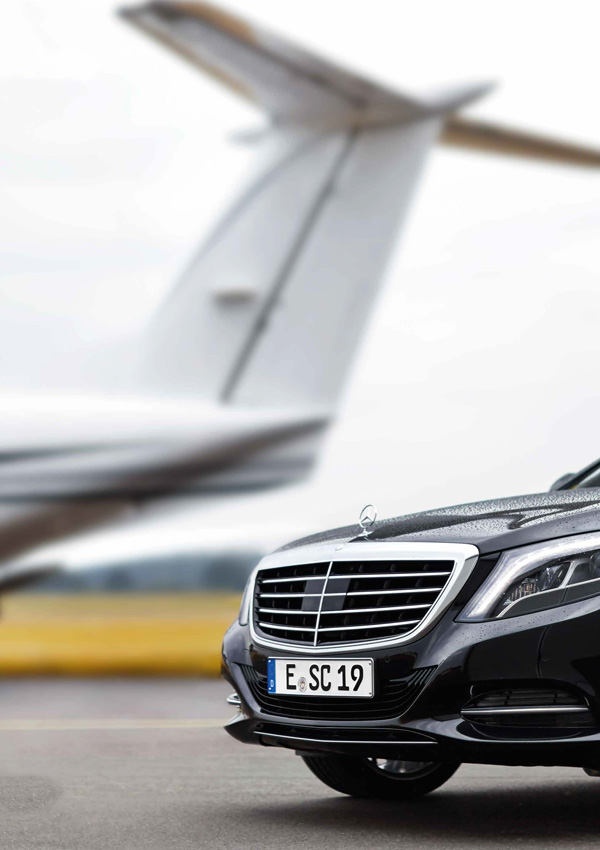 Schneider Chauffeurservice: direkt zum Flughafen